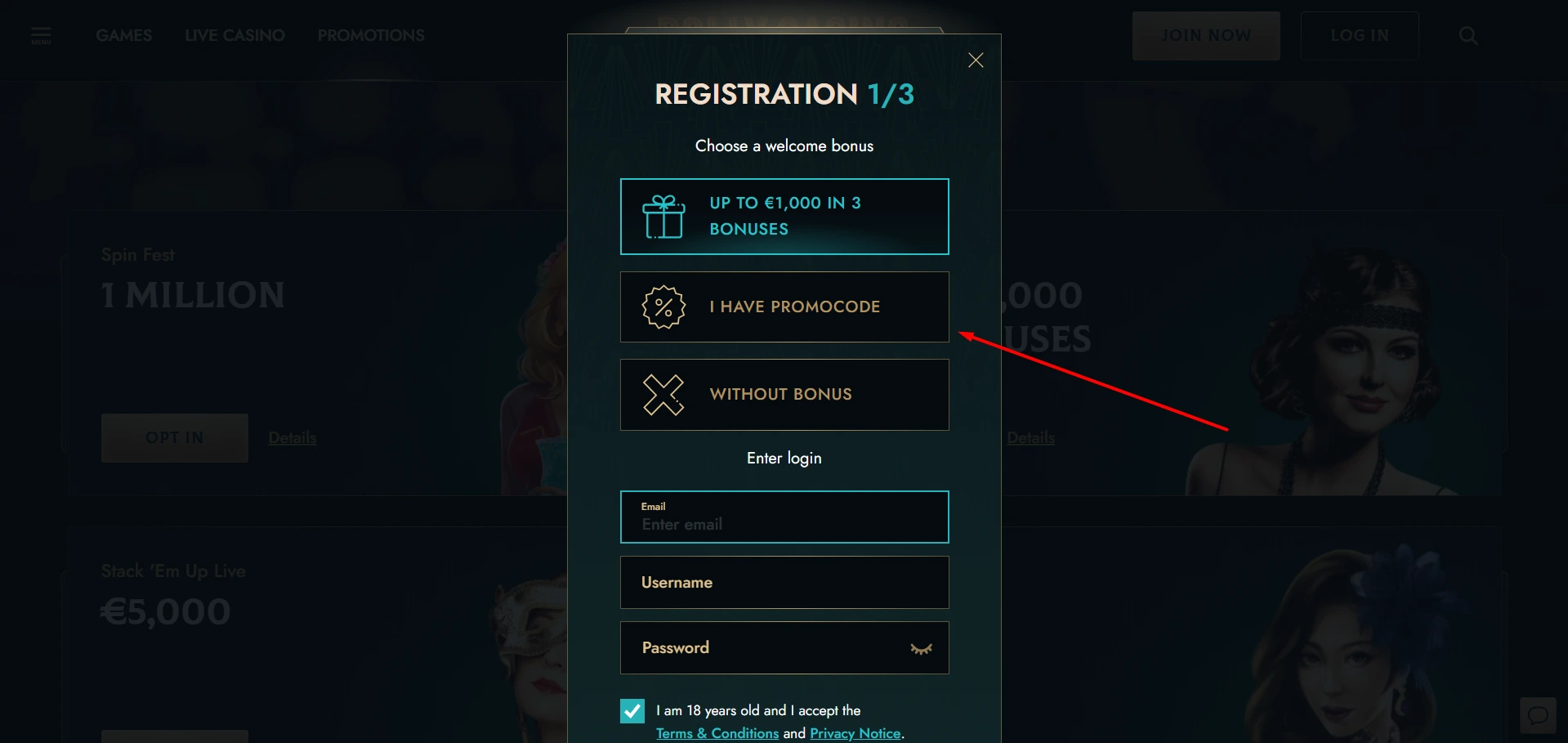 inscription bonus sans dépôt dolly casino